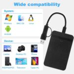 Portable 1TB External Hard Drive HDD — USB C for PC, Mac, PlayStation, Phone & Xbox - Ultra Fast - Image 5