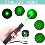 COOLCOLD Laser Light | USB Rechargeable, Laser Pointer | Long Range, Laser Light Powerful | for Party, Disco Adjustable Mode, 2000m Handheld Lesar Pen, Suitable for Camping(Pack-2, Green + Red) - Image 3