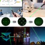 COOLCOLD Laser Light | USB Rechargeable, Laser Pointer | Long Range, Laser Light Powerful | for Party, Disco Adjustable Mode, 2000m Handheld Lesar Pen, Suitable for Camping(Pack-2, Green + Red) - Image 5