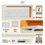 ZEBRONICS Companion 201 2.4GHz Wireless Keyboard & Mouse Combo, 83 Keys, AI Assist Key, 12 Integrated Multimedia Keys, 3 Button Mouse, 1600 DPI, High Precision, Silent Operation (White) - Image 5