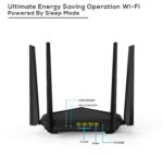 Tenda AC10 AC1200 Wireless Smart Dual-Band Gigabit WiFi Router, MU-MIMO, 4 Gigabit Ports, 867Mbps/5 - Image 4