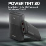 Toreto 20000mAh Slim & Compact Powerbank 22.5W Fast Charging, USB & Type C Output, Power Delivery, Quick Charge for iPhone, Android Mobile & Tablets, Earbuds, (Power Tint 20, Navy Blue) - Image 3