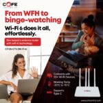 COFE Cf-05-Ct04|Wi-Fi 6 4G Sim Single Band Router|Speed Upto 300 Mbps|Ai Based Auto-Switching|Supports Type-C Internet & Power| 4 Antenna|Can Connect 32+ Devices. - Image 3