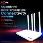 COFE Cf-05-Ct04|Wi-Fi 6 4G Sim Single Band Router|Speed Upto 300 Mbps|Ai Based Auto-Switching|Supports Type-C Internet & Power| 4 Antenna|Can Connect 32+ Devices. - Image 4