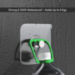 Zulaxy Photo Frame Hooks for Wall Without Drilling, 10 Pack Self Adhesive Hooks for Wall Heavy Duty Strong Nail Free for Hanging Photo Frame (Hanging Hook, Transparent) Stainless Steel - Image 5