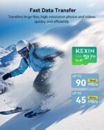 KEXIN Micro SD Card 2Pack 64GB MicroSDXC with SD Adapter, A1, U3, V30, C10 Micro SD Memory Card TF Card 4K Full HD Video Recording(2 Pack) - Image 3