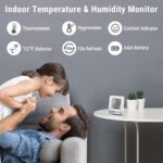ThermoPro TP49 Digital Hygrometer Indoor Thermometer Humidity Meter Room Thermometer with Temperature and Humidity Monitor Mini Hygrometer Thermometer - Image 3