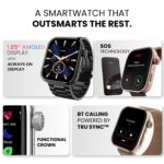 Noise Pro 5 Smart Watch with 1.85" AMOLED Display, BT Calling, New DIY Watch Faces, Ultra Personalization with Smart Dock, Productivity Suite, 100 Sports Modes and More -Midnight Black - Image 5