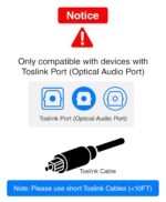 BlueRigger 1x2 Toslink Digital Fiber Optic Audio Splitter 1 Male Input 2 Female Output - with 24K Gold Plated Connectors (for Home Theatre, Xbox, Playstation etc.) (0.49 Feet / 0.149 Meters) - Image 3