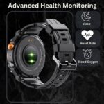 MONKEYMAN ApeWatch Rampage Smartwatch – Blood Pressure Monitoring | 1.39″ AMOLED Display | Bluetooth Calling, 100+ Sports Modes, SPO₂, Heart Rate & 7-Day Battery - Valentine’s Day Gift for Him - Image 5