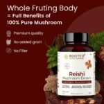 Rooted Active's Reishi Mushroom - Heart & Immune Health Support Supplement | Mushroom Supplement to Support Energy, Mood, Sleep & Aid Overall Well-Being - 60 Capsules - Image 3