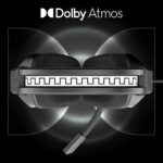 ZEBRONICS Havoc Premium Wired Gaming Over Ear Headphone with Dolby Atmos Subscription, 50mm Neodymium Drivers, Extra Soft Ear Cushion, Suspension Headband,Braided Cable (Black) - Image 4