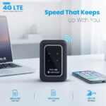 LAPCARE 4G LTE Wireless Dongle with 3000mAh Battery | SIM & Micro SD Card Slot | Up to 150 Mbps Speed | Connect Up to 10 Devices | Type-C Charging Port - Image 3