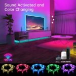 Gesto 10 Meters LED Strip Lights with Adaptor - Music Sync RGB Lights with Alexa, Google & App Operated 600 Led Waterproof Smart Light - Multicolor LED Lights for Home,Diwali,Christmas,Gaming Room - Image 3