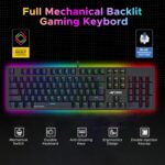Ant Esports MK3400 V3 Pro Mechanical Pro World of Warship Edition Wired RGB Gaming Keyboard (Black) - Image 3