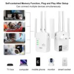 WiFi Amplifier Extender Powerful Repeater for Home Repeater Range Signal Extender Internal Enhancer 5Ghz + Bluetooth USB 5.0 Transmitter Extension Extend Fiber Mesh Dual-Band 1200Mbps - Image 6