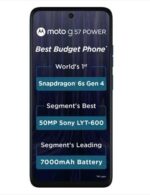 Motorola G57 Power 5G (Corsair, 8GB RAM, 128GB Storage) | Snapdragon 6s Gen 4 Processor | 6.72" FHD+ Display | 50MP LYT-600 + 8MP Ultrawide | 8MP Selfie Camera | 7000mAh Battery, 33W TurboPower | IP64 - Image 3