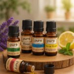 Pure Source India Aroma Diffuser Oil Set of 6 (Lavender, Lemongrass, Rose, Jasmine, Sandalwood, Mogra 15ml Each) | Pure Aroma Fragrance Oils for Home, Office Hotel, Resort and Spa - Image 3