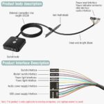 Verilux® Desktop Computer Switch Power Supply on/Off Press Button Switch with Reboot Button, 2 USB Port and 3.5mm Audio Jacks 1.6m Cable PC Computer Host Modification Switch Power - Image 4