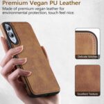 Case Cover for Samsung Galaxy S25 Edge 5G (2025) (Leather Brown) - Image 4