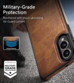 Case Cover for Samsung Galaxy S25 Edge 5G (2025) (Leather Brown) - Image 5