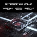 ASUS ROG Flow Z13 (2025), AMD Ryzen AI MAX+ 395,AMD Radeon iGPU, 64GB/1TB, 2.5K QHD,Touchscreen, 13.4", 34 cm,Windows 11, M365 Basic(1yr)* Office24, Off Black, 1.59 Kg, GZ302EA-RU193WS, Gaming Laptop - Image 5