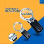 FreshDcart 3 in 1 Portable Magnifying Lens 3X High-Powered Magnification Hand-Held Folding Magnifier Glass with LED Lights Stand and UV Protection for Reading A4, Newspaper, Soldering, map - Image 3