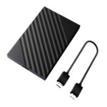 My Portable Hard Disk Drive - USB 3.0, Memory Expansion Data Storage & Backup, External HDD, Compatible with Windows and Mac, Diagonal Line Design. (500, GB) - Image 3