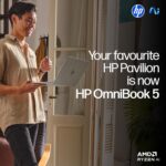 HP Smartchoice OmniBook 5 (Previously Pavilion) 50 TOPS, AMD Ryzen AI 7 350 (16GB LPDDR5X, 512GB SSD) WUXGA 2K, Touch, 16''/40.6cm, Win11,Office24, Silver, 1.8kg, ag1048au, Next-Gen AI Copilot+ Laptop - Image 3