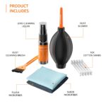 Amazon Basics Professional 6-in-1 Cleaning Kit for Laptops, Tablets, Smartphones, Cameras (Includes: Air Blower, Cotton Swabs, Suede + Plush Micro-Fiber Cloth, Cleaning Brush, Cleaning Solution) - Image 6
