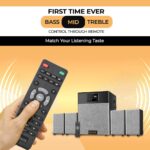 OBAGE Classic-6 4.1 Home Theatre System | 120W Output | HDMI ARC, Optical in, Bluetooth 5.3, USB, FM, AUX | Deep Bass Surround Sound for TV, Music & Movies - Image 4