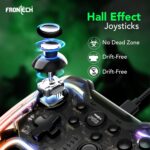 FRONTECH Fire Wired Gaming Pad with USB Type-C | Dual Vibration Motors | RGB Lighting |Trigger Button|Compatible with PS3, PC & Android TV (GP-0001, Black) - Image 6