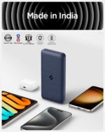 Spigen ArcPack 20000mAh Power Bank, PD3.0, PPS, Fast Charging, 30.0W Max Output, 2 Type-C Ports, 1 USB-A Port - (ABS+PC, Navy Blue) - Image 3