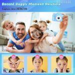 CADDLE & TOES Instant Selfie Camera Toy for Kids | 13 MP HD Digital Video Recorder with Flash & 32GB SD Card | Birthday Gift for Girls & Boys Age 3-12 | Portable Photography Gadget (New Blue) - Image 3