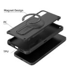 Case Cover for Samsung Galaxy S25 Edge 5G (2025) (Military Black) - Image 3