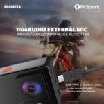 FitSpark Eagle i12 Real 4K WiFi Action Camera | 20MP Ultra HD Wide-Angle Lens | 1st-in-Class with Flashlight | EIS Stabilization | Wireless Remote | Full Accessories Kit Inside - Image 3
