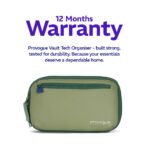 Provogue Vault Tech Organizer Pouch, Gadget Organiser for Travel, Office & Daily Use, Storage Case for Cables, Chargers & Hard Disk, Compact Electronics Organizer for Men & Women, Sage Green - Image 5