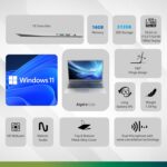 acer Aspire Lite 12th Gen Intel Core i3-1215U Premium Metal Laptop (Windows 11 Home/16 GB RAM/512GB SSD) AL15-52, 39.62cm (15.6") Full HD Display, Metal Body, Steel Gray, 1.59 Kg - Image 3