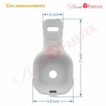 Brain Freezer Wall Mount ONLY Compatible with Eero 6 Dual-Band mesh Wi-Fi 6 System [NOT Compatible with Eero Pro 6 and Eero 6+] Pack of 3 (White) - Image 3