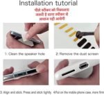 Mobile Battery Speaker Mic Ear Piece Dust Protector Phone Net Stickers for Android,Tablets,iPhone & iPads Smartphones Mesh Anti Dust Proof Adhesive Stickers + Free Tweezer + Wipes ((Short 10 Pcs)) - Image 6