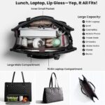 Tote Bag with Matching Purse – Stylish Handbag Set for Women, Large Capacity Shoulder Bag with Detachable Inner Pouch, Faux Leather Work Bag for Office, Travel, Everyday Use - Image 4