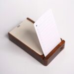 The Daily Dock Kit - Wooden Index Card Stand with 60 To-Do List Cards (3x5) | Desk Task Cards Planner, Daily Goal Checklist & Office Productivity Organizer - Image 6