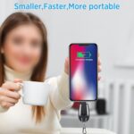 Emergency Charger, Keychain Phone Charger, Fast Finger 1500 MAH Charging, Key Ring Cell Phone Charger, Compatible with I Phones for Travel (Type i Phone) - Image 5
