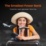 Portronics Ampbox 10K 10000 mAh Nano Power Bank with 22.5W Fast Charging, Digital Display, Dual Output(Type C PD + USB), Type C Input, Wake Up Button(Black) - Image 5