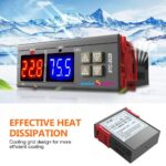 amiciSmart STC-3028 Digital Thermostat Temperature & Humidity Regulating Device with NTC Sensor, Dual Output & 10A Relay | Ideal for Incubators, Poultry, & DIY Environmental Control (AC 220V) - Image 3