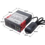 amiciSmart STC-3028 Digital Thermostat Temperature & Humidity Regulating Device with NTC Sensor, Dual Output & 10A Relay | Ideal for Incubators, Poultry, & DIY Environmental Control (AC 220V) - Image 5