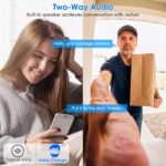 Drumstone 𝐖𝐢𝐭𝐡 𝟏𝟓 𝐘𝐄𝐀𝐑𝐒 𝐖𝐀𝐑𝐑𝐀𝐍𝐓𝐘 Wireless WiFi Video Doorbell Camera with Indoor Chime|HD Resolution & Real-Time Two-Way Audio|Smart Security Doorbell|Best Gift for Home Safety - Image 5
