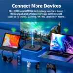 DBIT AX1500 WiFi 6 Router Dual Band Wireless Internet Router, Wireless Speed Up to 1.5 Gbps with 4* Gigabit Ethernet Ports, Beamforming, MU-MIMO, OFDMA, WPA3, IPV6, EasyMesh, Parental Controls - Image 5