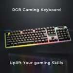 BESTOR RGB Backlit Gaming Keyboard – High-Precision Silent Keys Fast Key Response Lightweight Design Plug & Play Full-Size Wired Gaming Keyboard for PC & Laptop - Image 3