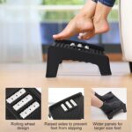 Adjustable Foot Rest for Office Chair with Massager – Under Desk Footrest Stool for Office Home – Ergonomic Leg & Feet Support Foot Rester for Work from Home (Shape -2) - Image 3